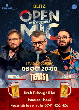 Stand-up Comedy OpenMic la ComicsClub!