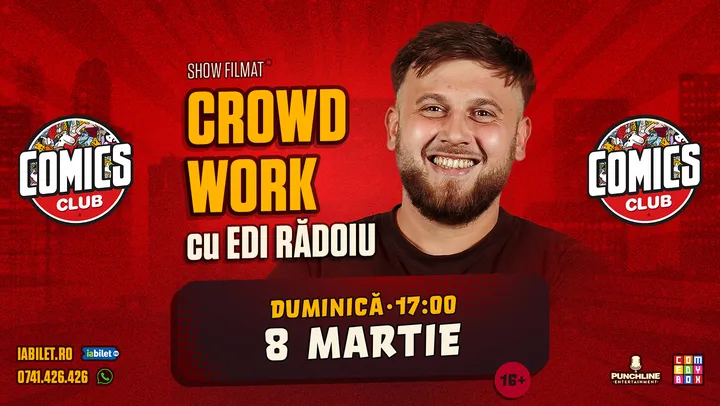 CrowdWork cu Edi Rădoiu la ComicsClub!