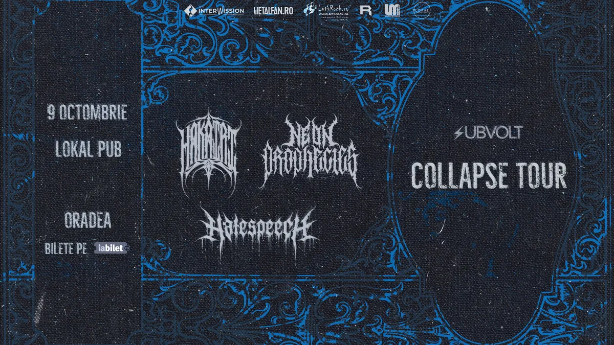 Collapse Tour — Hakairi, Neon Prophecies și Hatespeech