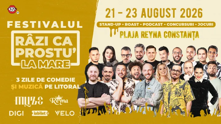 Festivalul de comedie - Razi ca prostu' la mare 2026 | Acces General