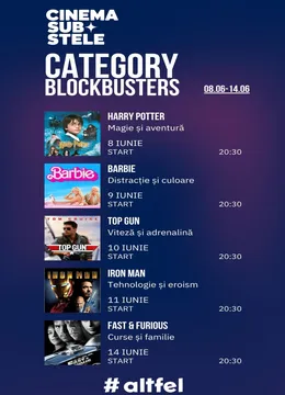 Cinema sub stele: Blockbusters Week