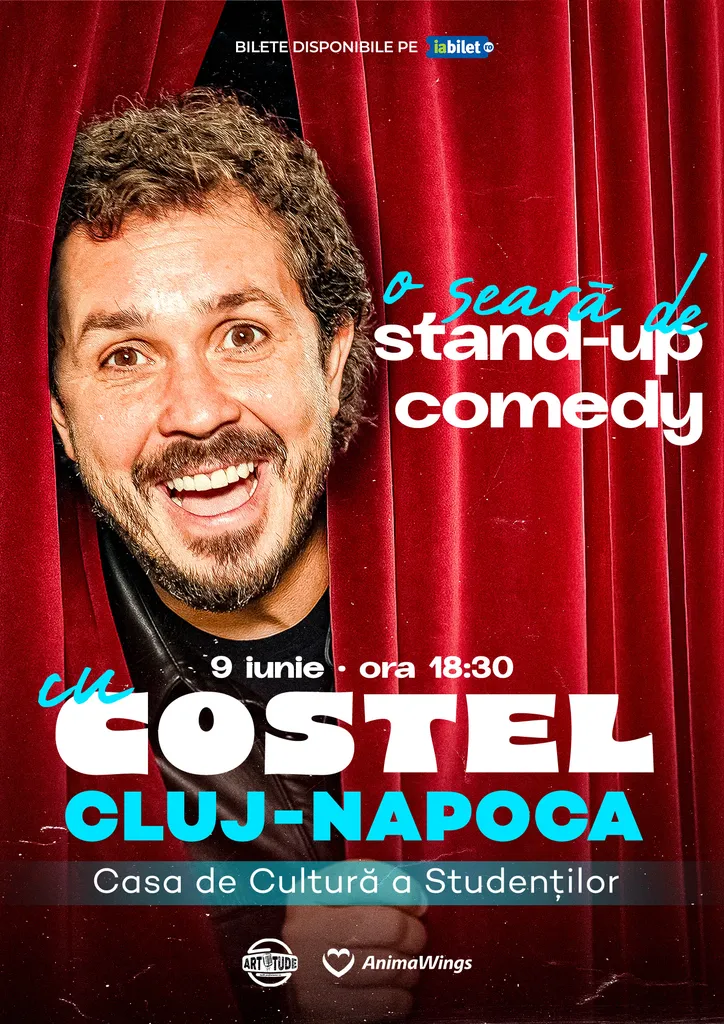 Cluj-Napoca: O seara de stand up comedy cu Costel