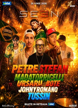 Concert Caritabil X Petre Ștefan, Ursaru, Tussin, Johny Romano, Madatorricelli & Bote