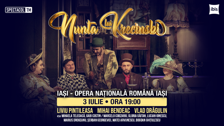 Premiera Iasi: Nunta lui Krecinski // Liviu Pintileasa, Mihai Bendeac, Mihaela Teleoaca, Vlad Dragulin