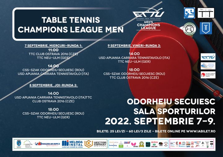 EUROPEAN TABLE TENNIS CHAMPIONS LEAGUE