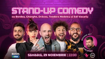 The Fool: Stand-up comedy cu Bordea, Gherghe, Dracea, Teodora Nedelcu si Edi Vacariu