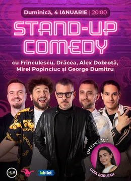 The Fool: Stand-up comedy cu Frînculescu, Drăcea, Alex Dobrotă, Mirel Popinciuc și George Dumitru
