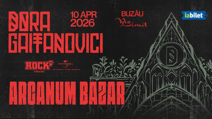 Buzău: Dora Gaitanovici • “Arcanum Bazar” • Lansare de abum