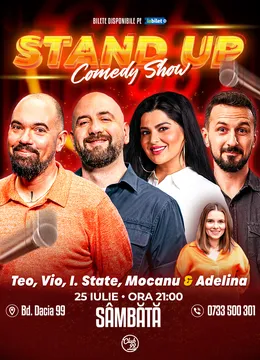 Stand-up Comedy cu Teo, Vio, Ioana State, Mocanu - Adelina Toma la Club 99