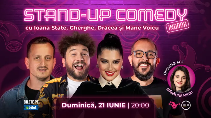 The Fool: Stand-up Comedy cu Ioana State, Mane Voicu, Drăcea și Gherghe