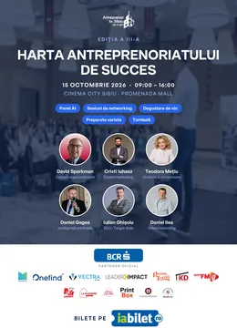 Sibiu: Harta Antreprenoriatului de Succes (editia a III-a)