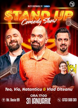Stand-up Comedy cu Teo, Vio, Natanticu - Vlad Olteanu la Club 99