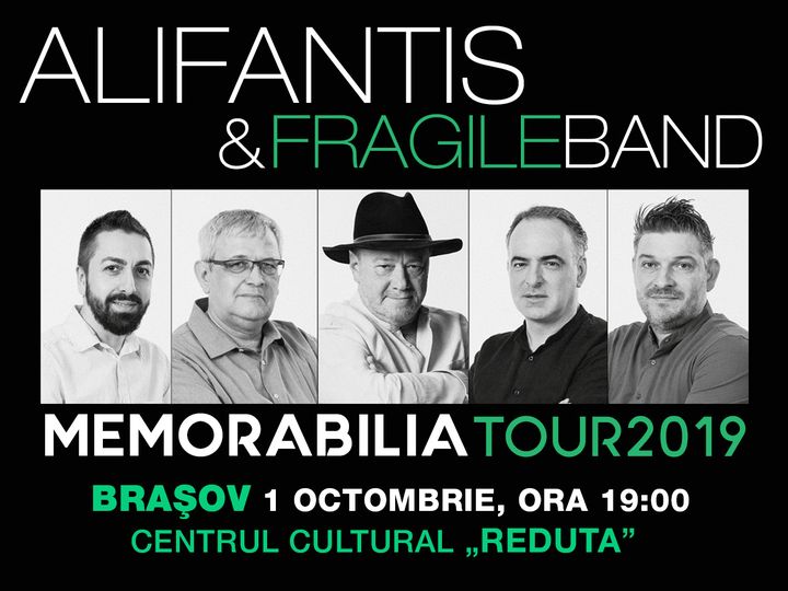 Brasov: Alifantis & FragileBand - Turneul Memorabilia 