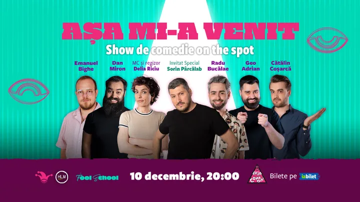 The Fool: Așa mi-a venit! | Show de comedie on the spot