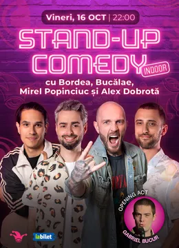 The Fool: Stand-up comedy cu Bordea, Bucalae, Mirel Popinciuc și Alex Dobrotă