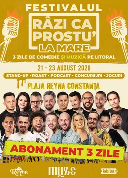 Festivalul de comedie - Razi ca prostu' la mare 2026 | Acces General