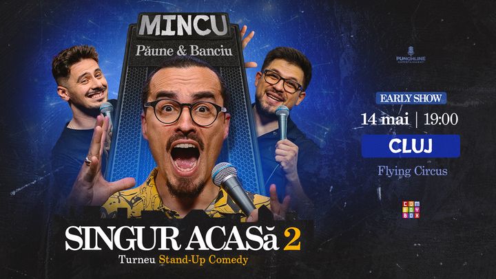 Cluj-Napoca: Stand-up Comedy cu Mincu, Banciu și Edi Rădoiu