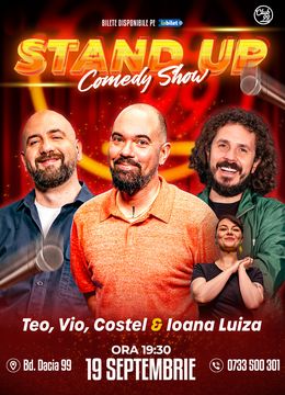 Stand-up Comedy cu Teo, Vio, Costel - Ioana luiza la Club 99