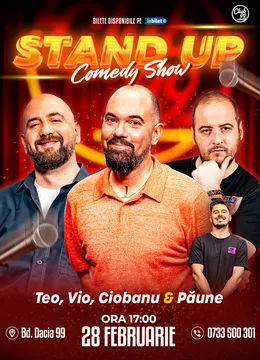Stand-up Comedy cu Teo, Vio, Ciobanu - Florentin Păune la Club 99
