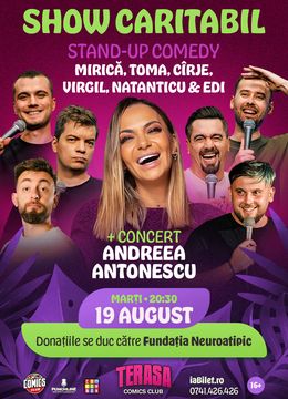 Stand-up Comedy Show Caritabil + Concert Andreea Antonescu la ComicsClub!