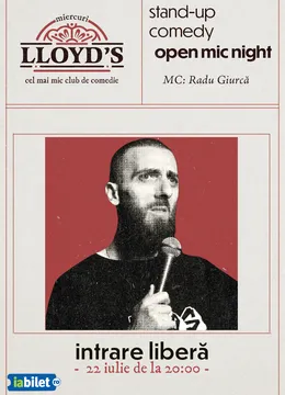 Lloyd's: Open-Mic cu Radu Giurca