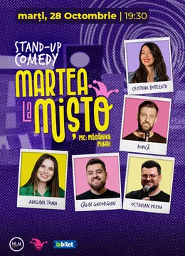 The Fool: Marțea la Mișto cu Cristina Botezatu, Popică, Adelina Toma, Călin Gheorghiu și Octavian Preda