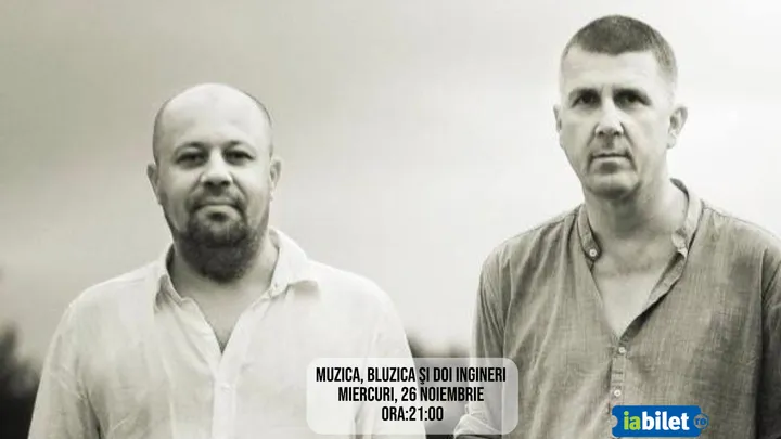 Sibiu: "Muzica, Bluzica și Doi Ingineri” cu Hanno Hoefer și Raul Kusak
