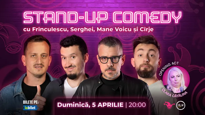 The Fool: Stand-up comedy cu Serghei, Frînculescu, Cîrje și Mane Voicu