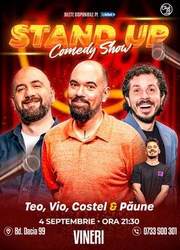 Stand-up Comedy cu Teo, Vio, Costel & Florentin Paune la Club 99 | Show 2